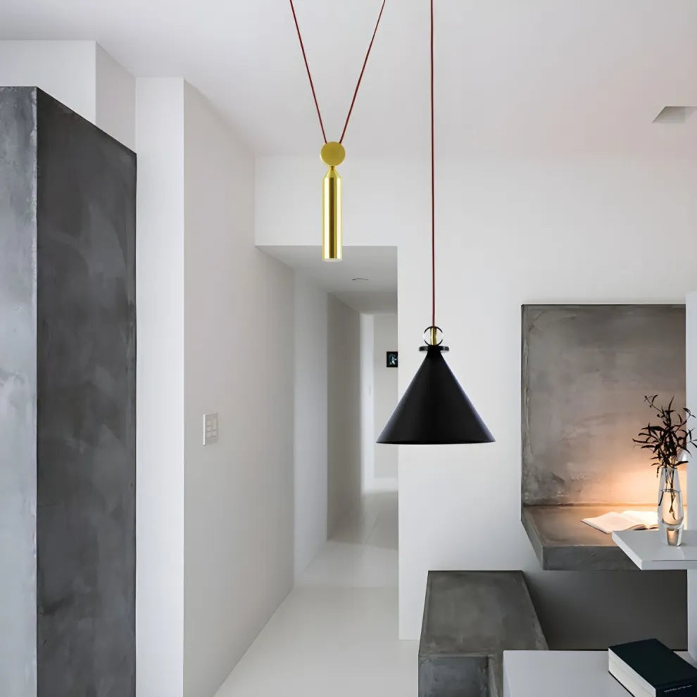Suspension  à Poulie Contemporaine
