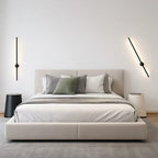 Applique murale LED linéaire noire
