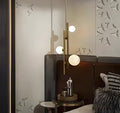 Suspension moderne à 3 globes en verre pour plafond bas