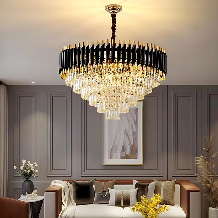 Lustre cristal  traditionnel (Black)