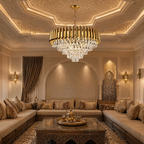 Lustre traditionnel  Cristal (gold)