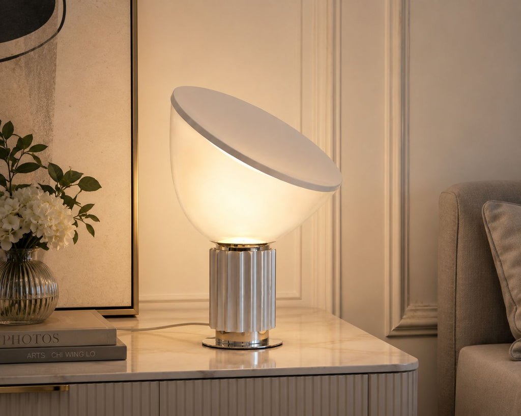Lampe de Table Taccia  Blanc Mat
