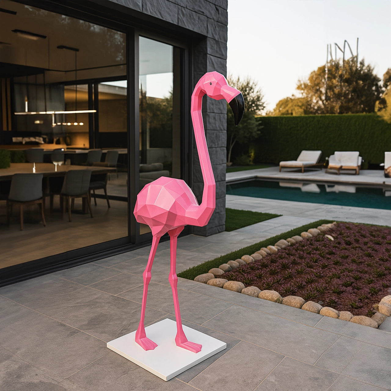 Sculpture Flamant Rose – Intérieur & Extérieur