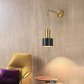 Applique murale rotative élégante métal design