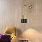 Applique murale rotative élégante métal design