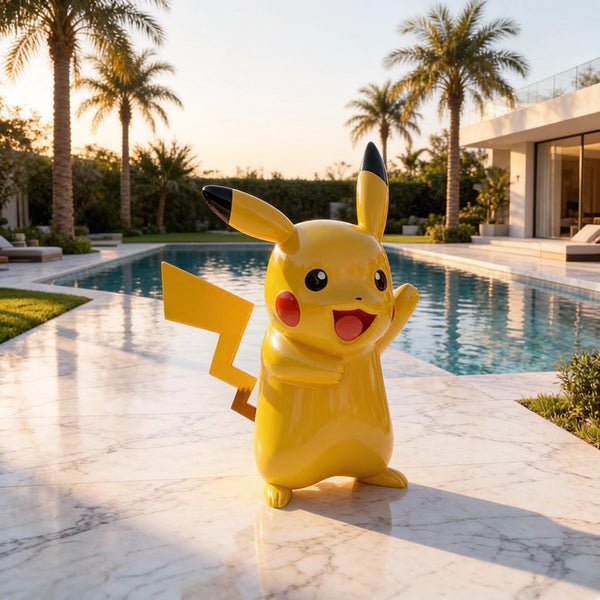 Sculpture Pikachu – 165 cm | Intérieur & Extérieur