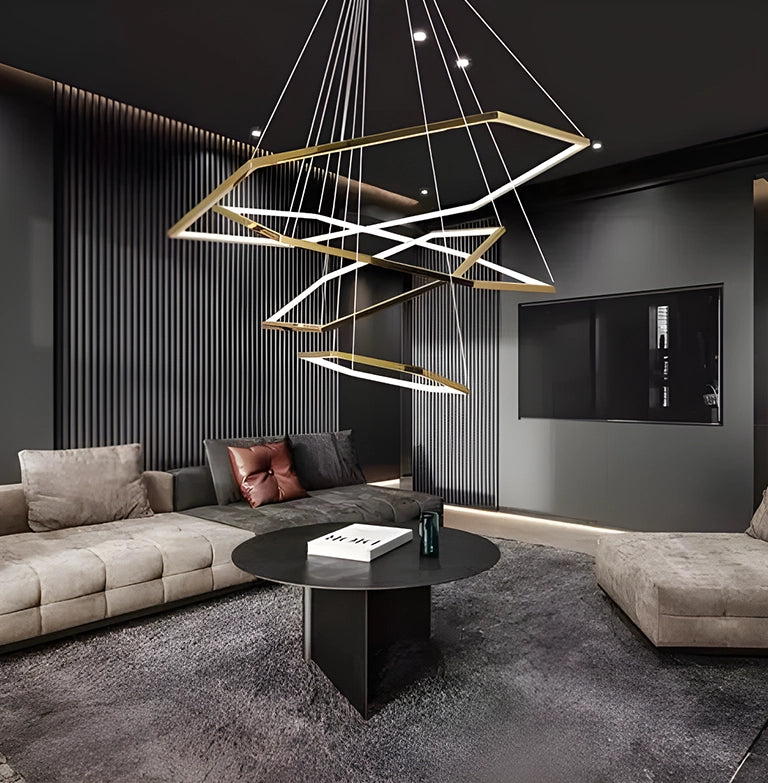 Lustre Géométrique Hexa-Luxe