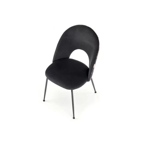 ANNA Chaise de salle à manger fleurie
