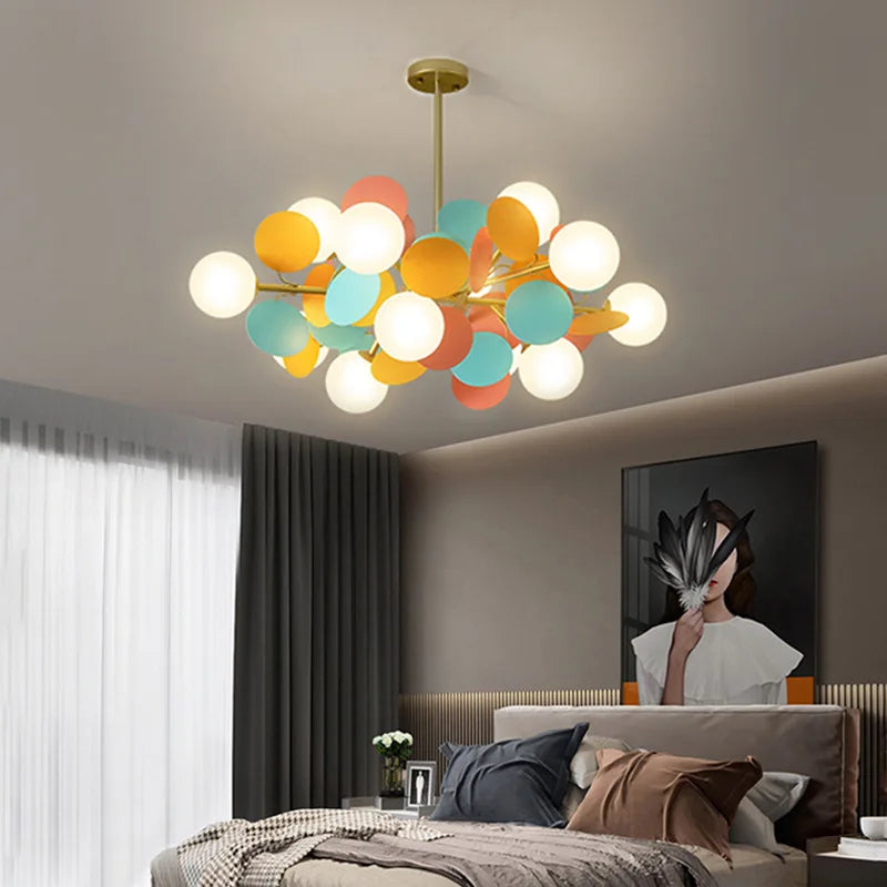 Lustre Fleurs Boule  Luminéa Flore