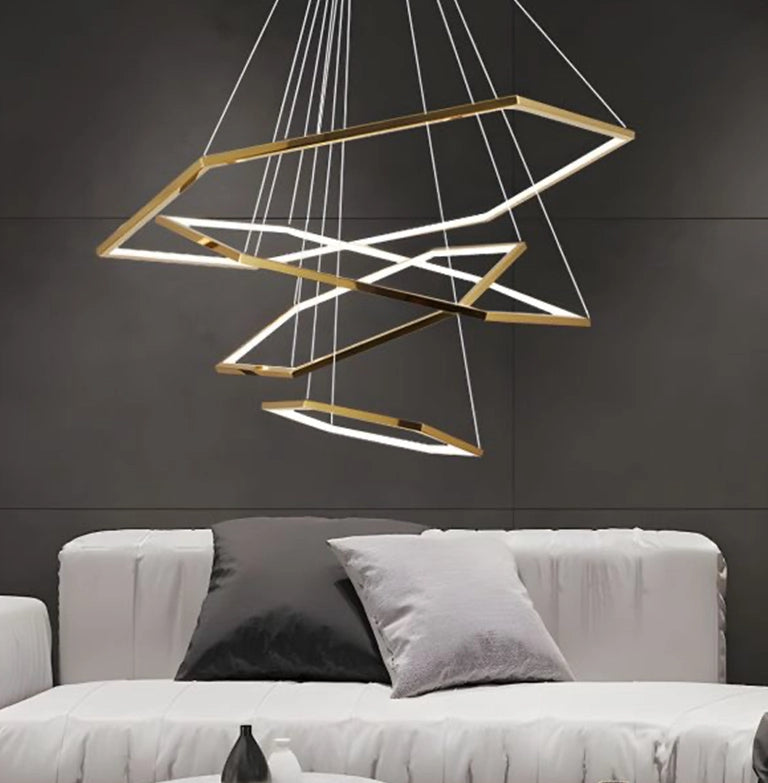 Lustre Géométrique Hexa-Luxe
