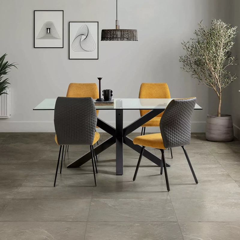 PAULA Table rectangulaire 180×100 cm