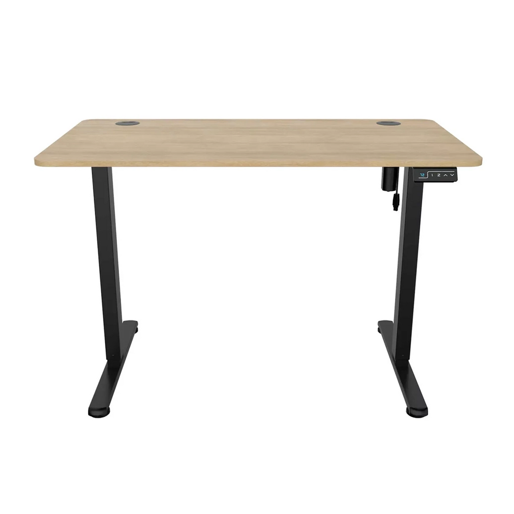 MAXIM Bureau Assis-Debout électrique -Chêne 120×60 cm