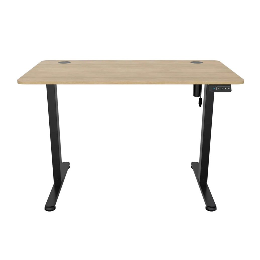 MAXIM Bureau Assis-Debout électrique -Chêne 120×60 cm