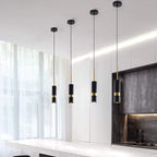 Suspension LED tube long cylindrique 5W