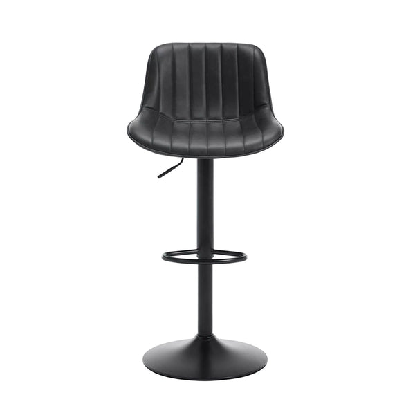 ASMA Tabouret de bar réglable – Gris noir