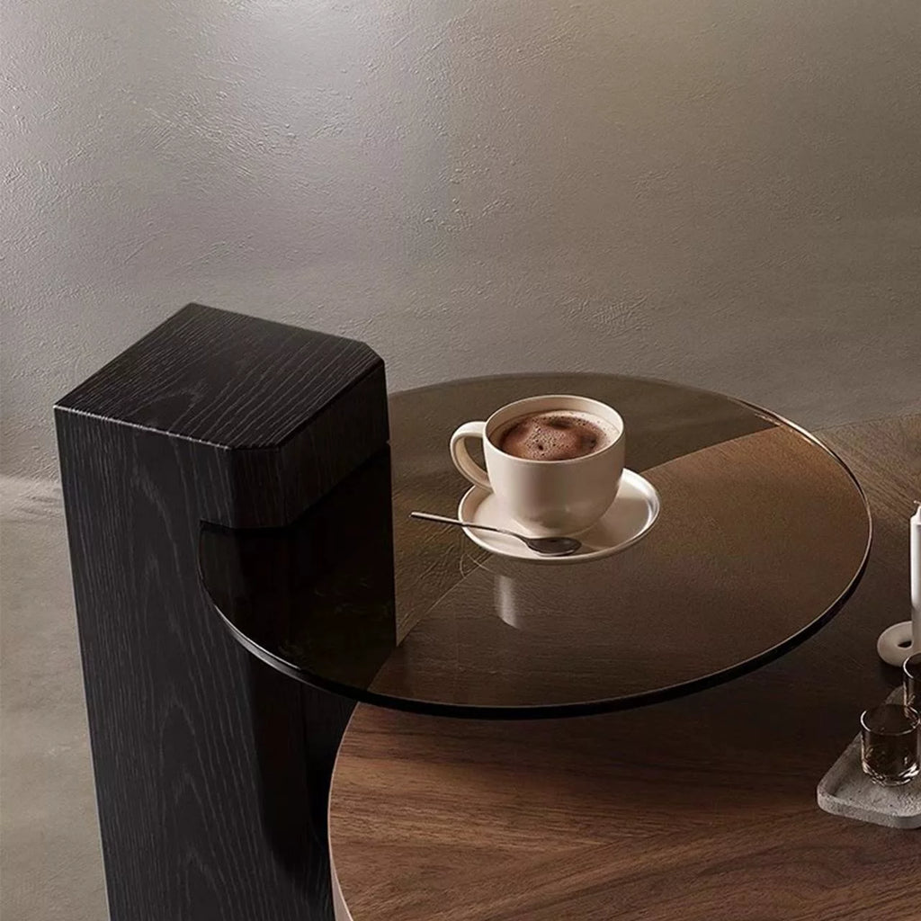 CLAUDIA Table basse en noyer