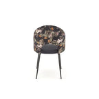 ANNA Chaise de salle à manger fleurie