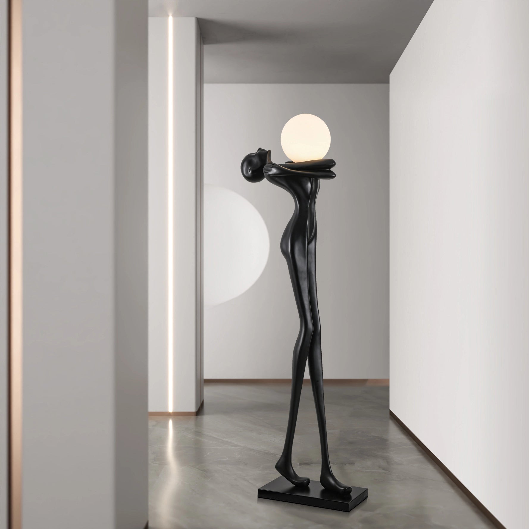 Lampadaire Silhouette Élégante – Intérieur