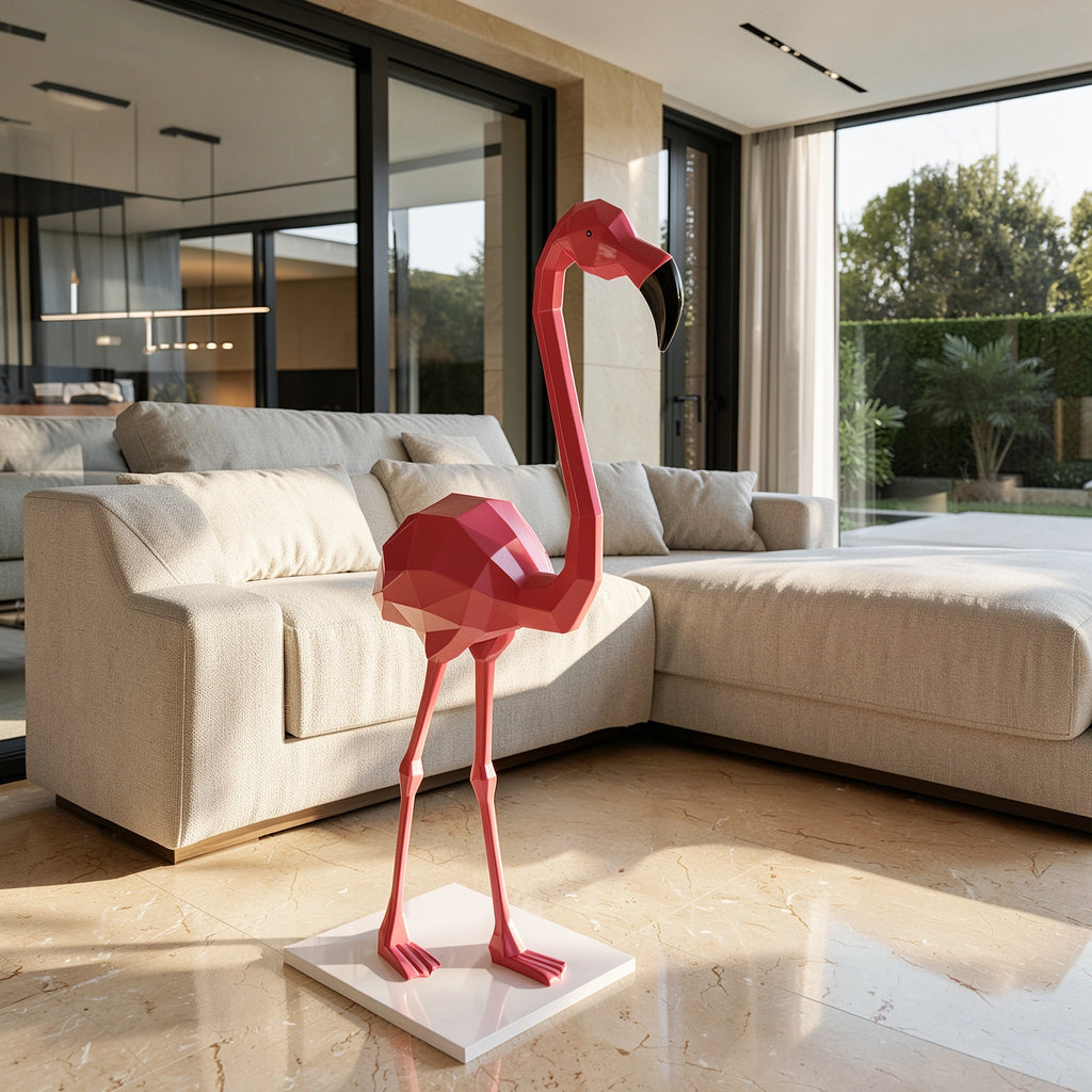 Sculpture Flamant Rose – Intérieur & Extérieur