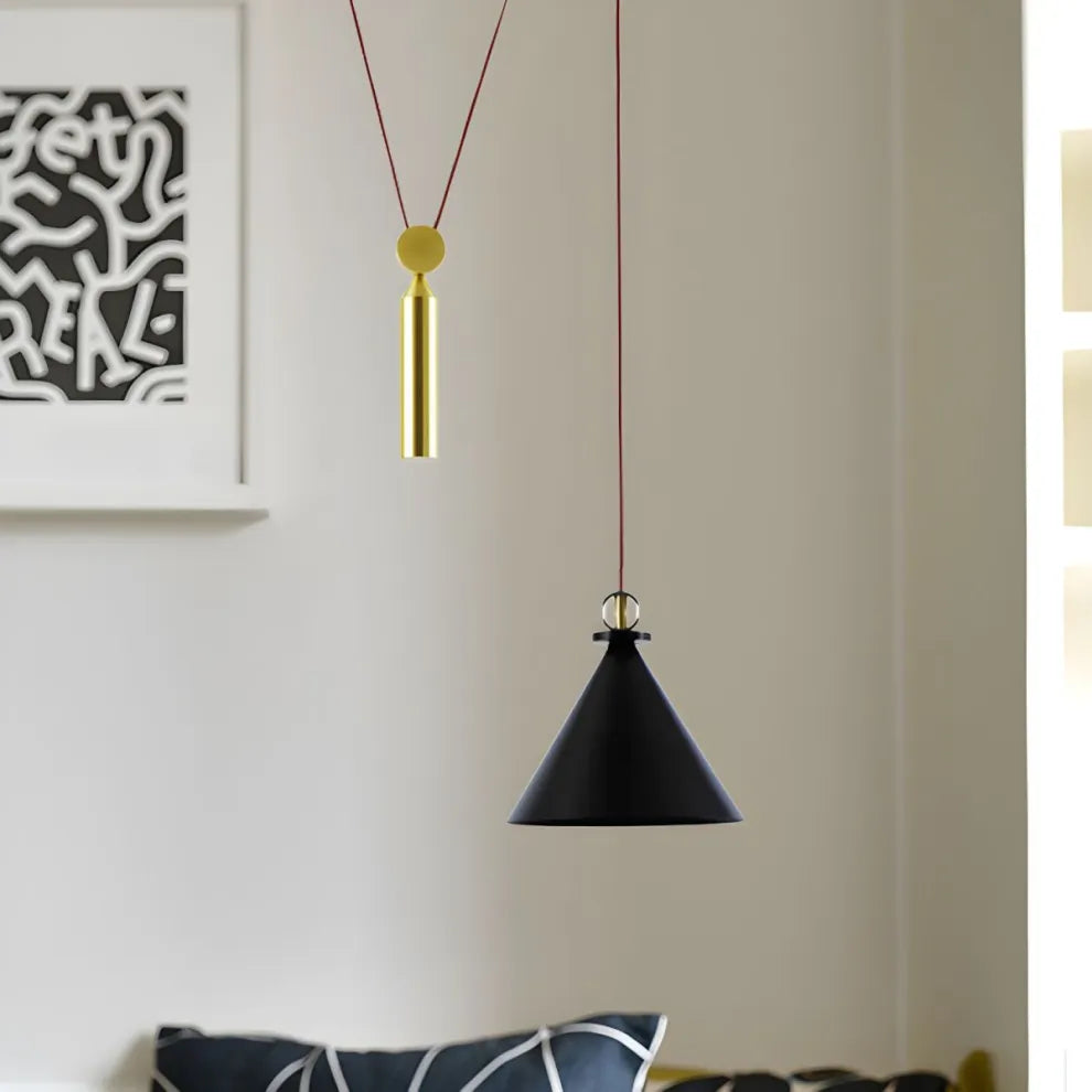Suspension  à Poulie Contemporaine