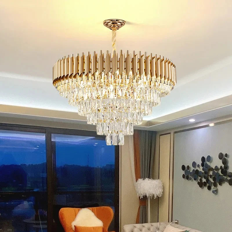 Lustre traditionnel  Cristal (gold)