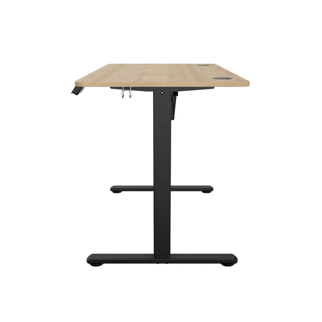 MAXIM Bureau Assis-Debout électrique -Chêne 120×60 cm