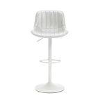 ASMA Tabouret de bar réglable – Gris noir