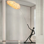 Sculpture Lumineuse — L’Homme au Nuage
