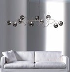 Suspension Branching Bubble Chandelier – Smoke Glass