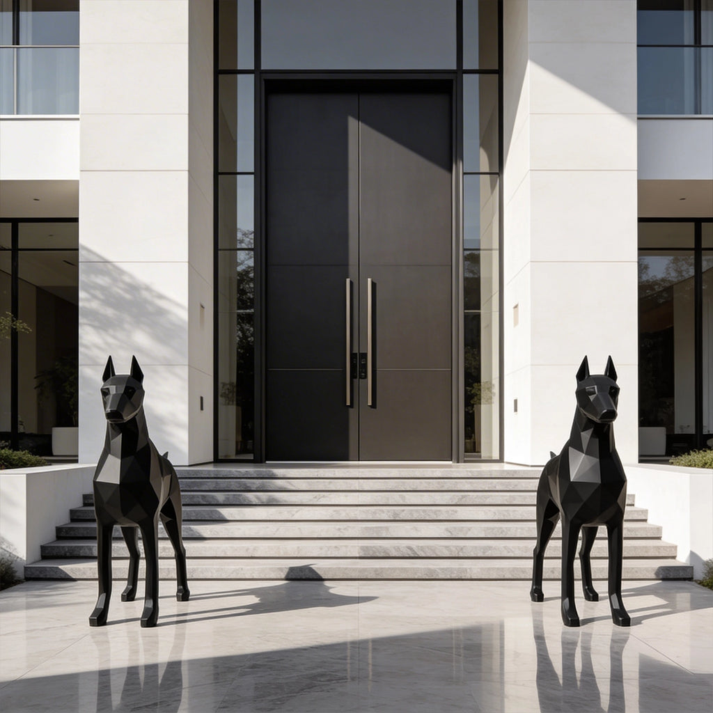 Sculpture Doberman – Élégance, Force & Caractère