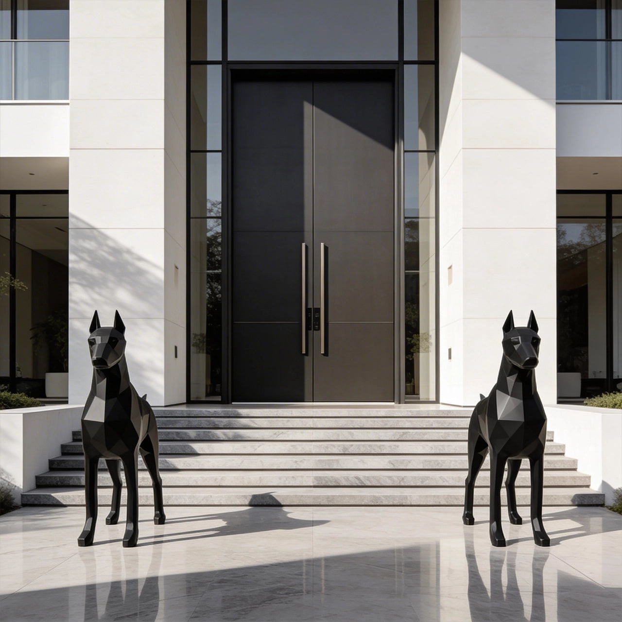 Sculpture Doberman – Élégance, Force & Caractère