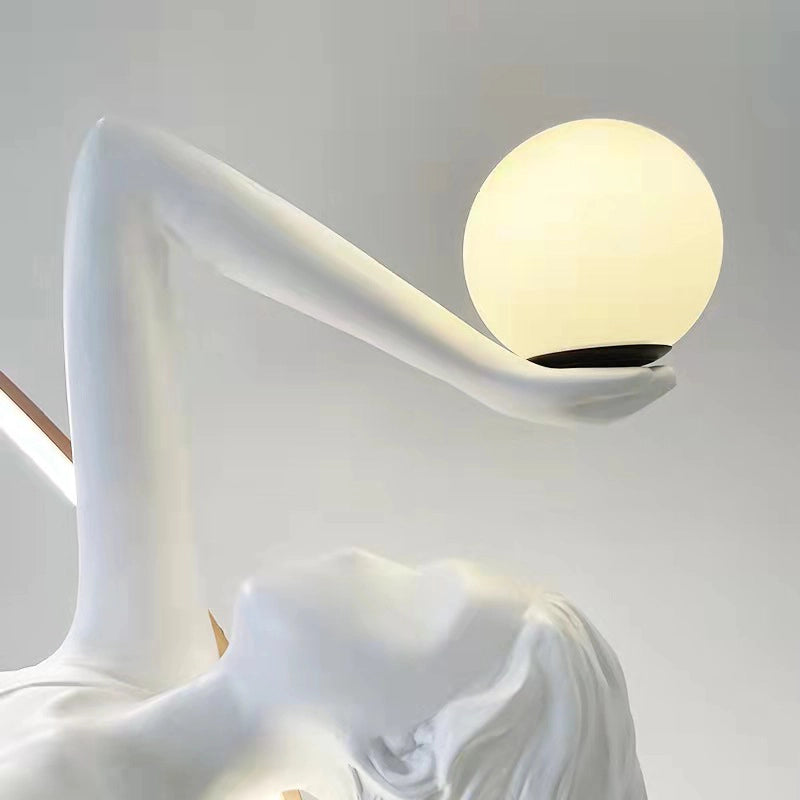 Sculpture Danseuse Lumineuse Abstraite