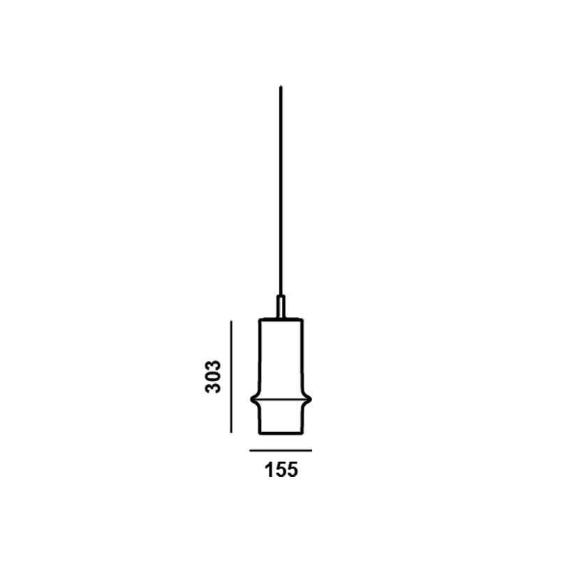 Suspension Lamp Bamboo Forest Composition S6M
