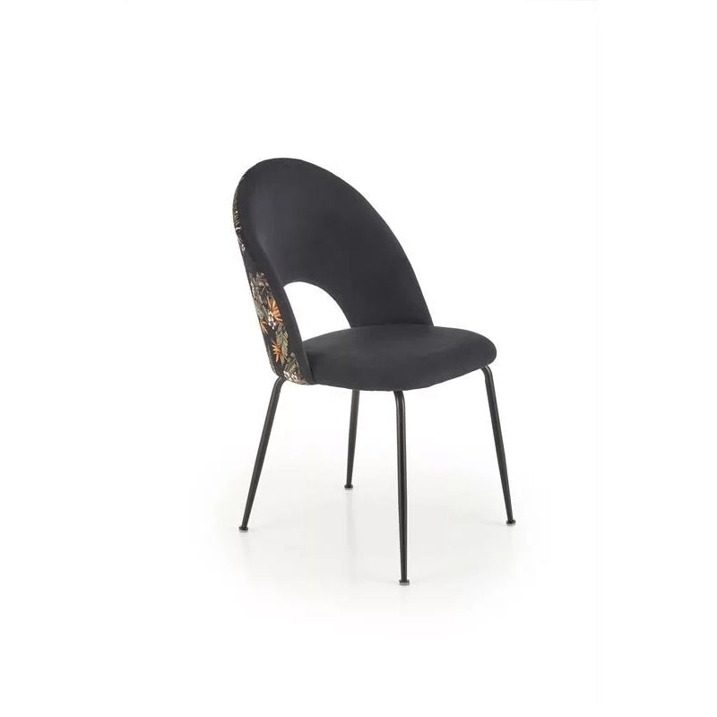 ANNA Chaise de salle à manger fleurie
