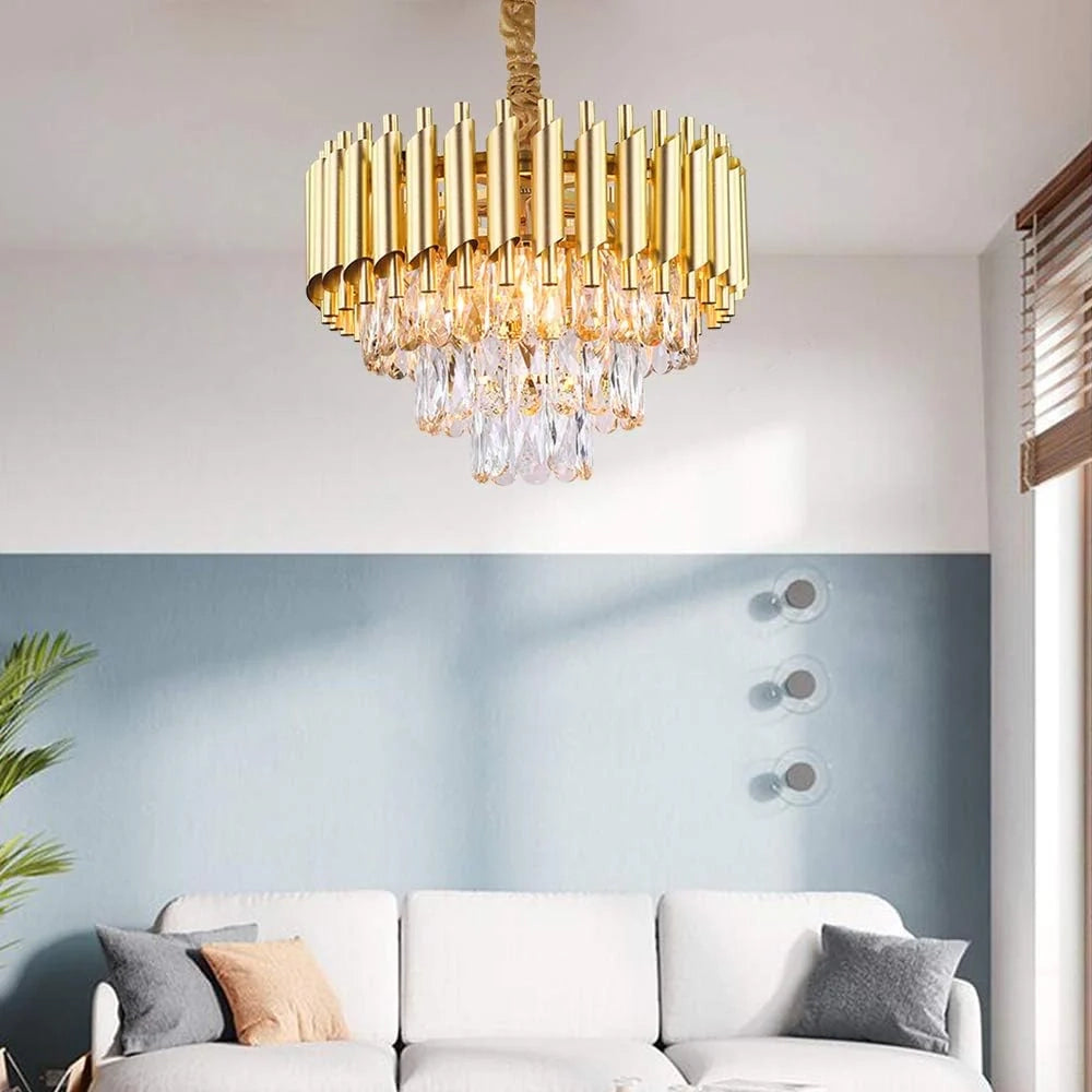 Lustre traditionnel  Cristal (gold)