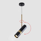 Suspension LED tube long cylindrique 5W