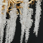 Lustre traditionnel Diams en verre cristallin pour salon marocain