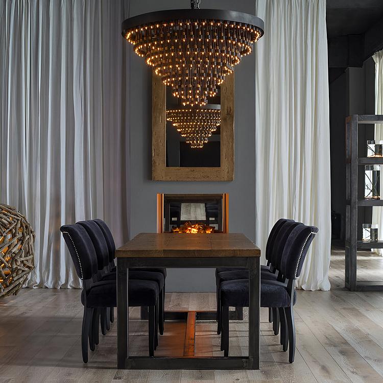 Lustre suspendu Legato en cristal multicouches