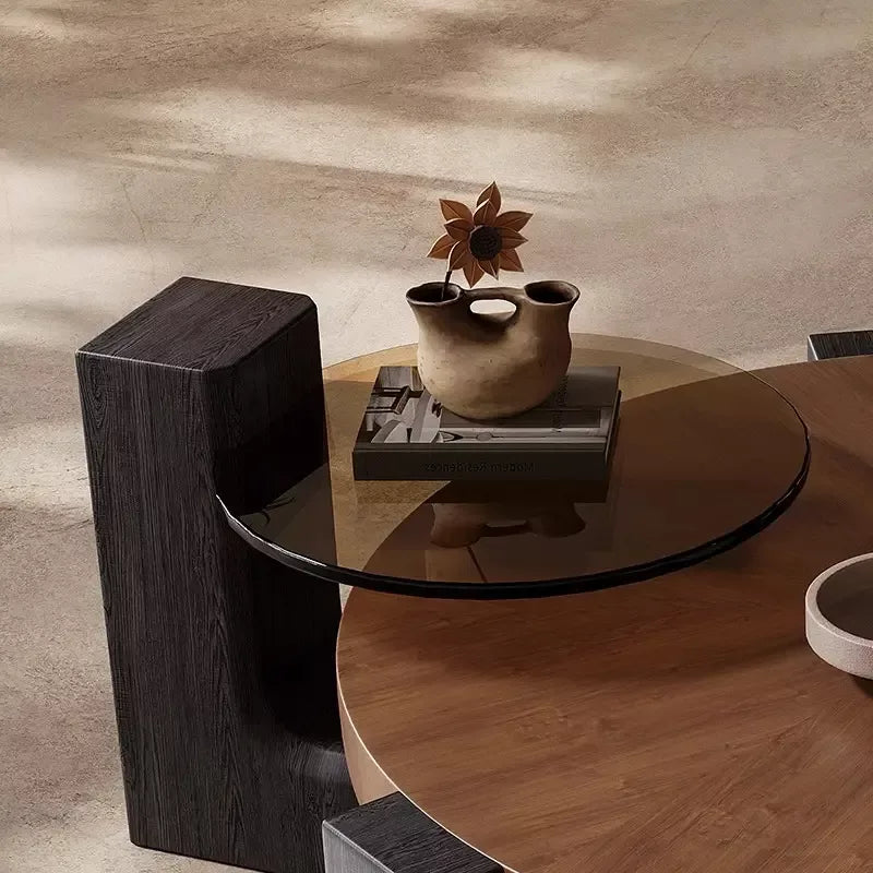 CLAUDIA Table basse en noyer