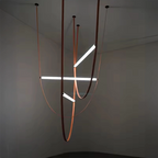 lustre vkeid en cuir éclairage décoratif au plafond