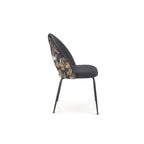 ANNA Chaise de salle à manger fleurie