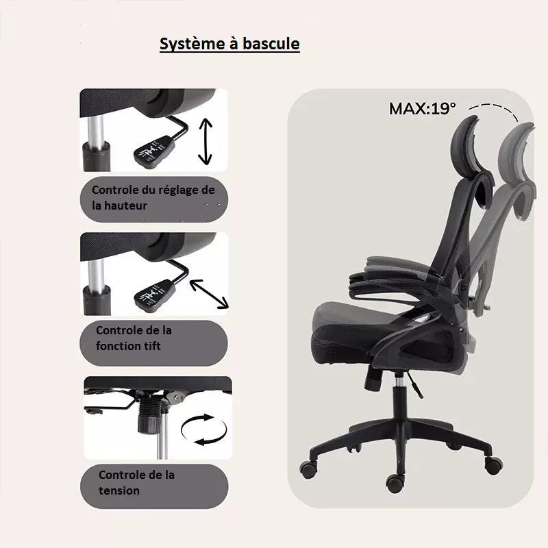 IMANOL Fauteuil de bureau