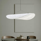 Suspension Blanc Soie Tissu Lustre Rétro