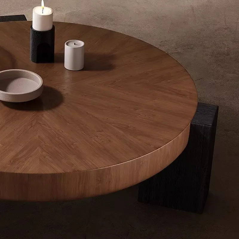 CLAUDIA Table basse en noyer