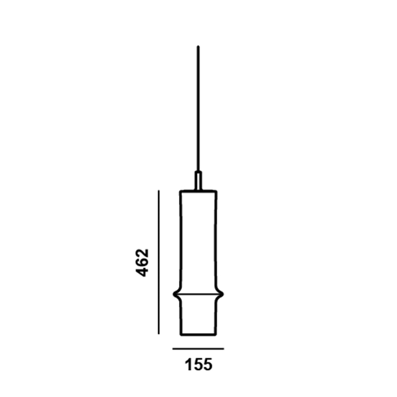 Suspension Lamp Bamboo Forest Composition S6M