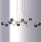 Suspension Branching Bubble Chandelier – Smoke Glass