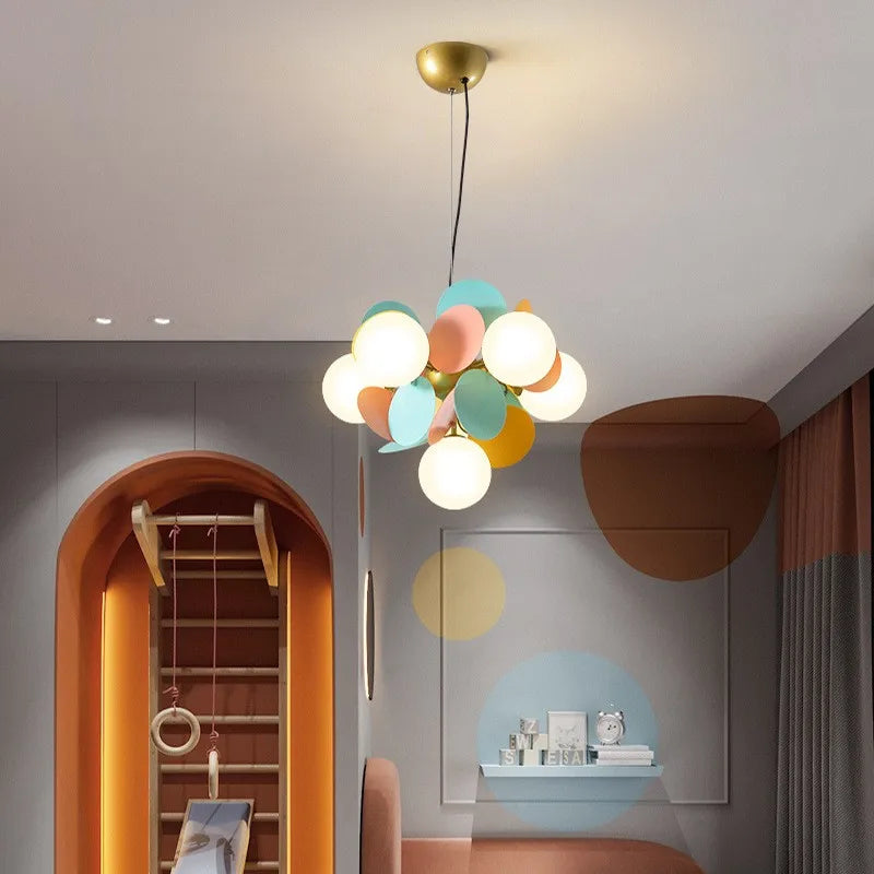 Lustre Fleurs Boule  Luminéa Flore
