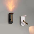 Applique murale nordique LED 3W créative avec effet flamme