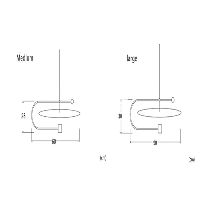Suspension Pendente Escultural Balance