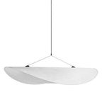 Suspension Blanc Soie Tissu Lustre Rétro